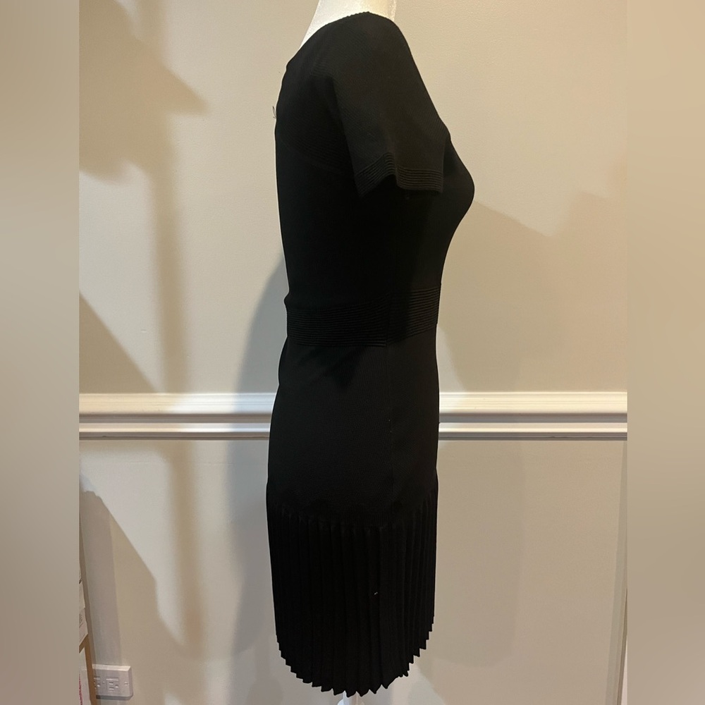 Aqua little black swirl dress - Picture 3 of 16